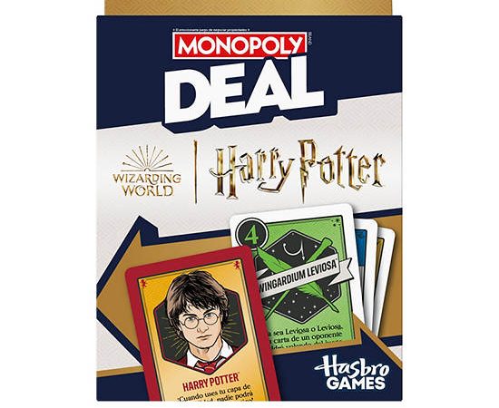HASBRO GAMING Board Game Monopoly Deal Harry Potter Multi-Color