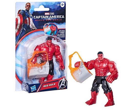 MARVEL HASBRO Figure Avengers Captain America Nwo Deluxe Villain 4 inch Red