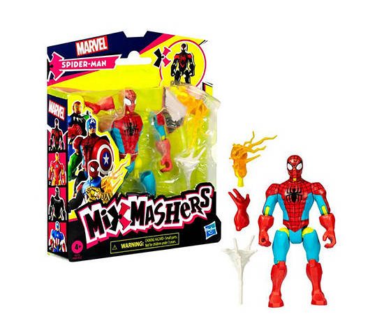 MARVEL HASBRO Figure Avengers Mixmashers Spider Man Basic