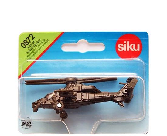 SIKU Toy Vehicle Helicopter Gunship 0872 Dark Olive Green