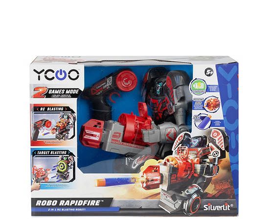 SILVERLIT Remote Control Robot Ycoo Robo Rapidfire Multi-Color