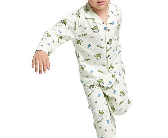 Angel Baby Boy Toddler Pyjamas Shirt Long Sleeves + Pants Greenman Green