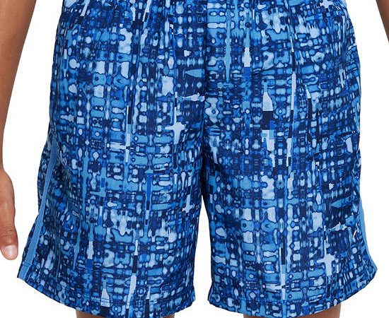 NIKE KIDS Boy Shorts Dri-Fit Woven Game Royal/Blue Beyond/White