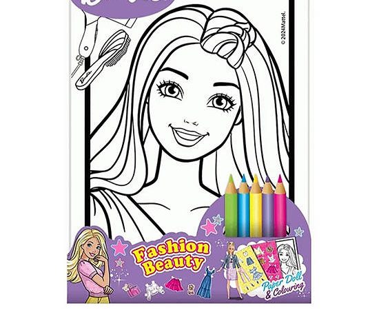 BARBIE Coloring Book Fashion Beauty - Let's Dress And Make Up With Barbie Multi-Color