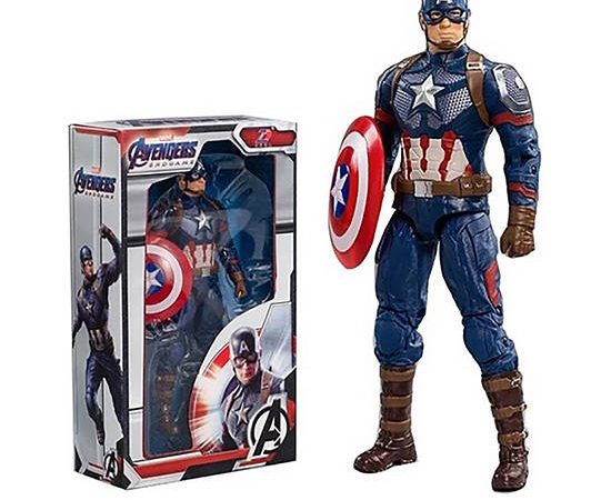 MARVEL Figure Captain America No.1605-05 14 Inch Multi-Color