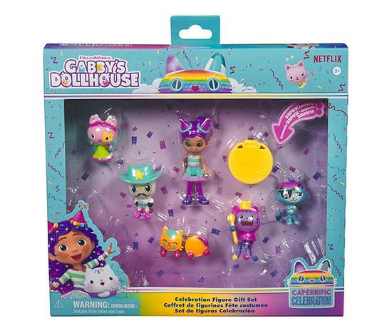 GABBYS DOLLHOUSE Figure Gift Set Celebration Multi-Color