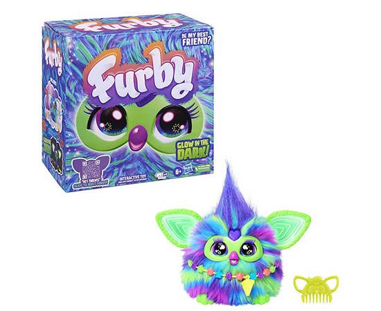 FURBY Plush Toy Galaxy Glow In The Dark Multi-Color