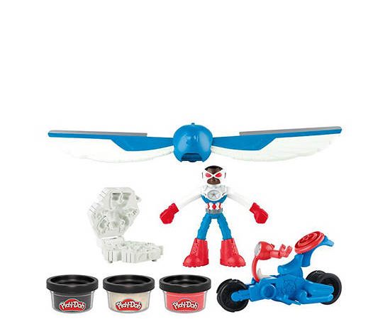 Play-Doh Modeling Compound Captain America Moto-Slicer