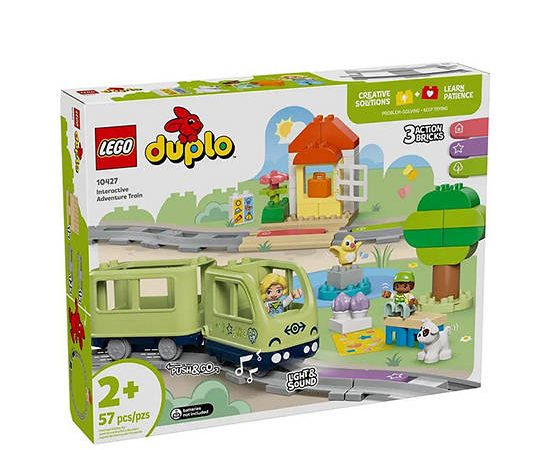 LEGO Block Toy Interactive Adventure Train 10427 Multi-Color
