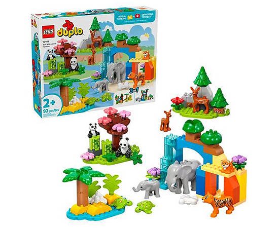 LEGO Block Toy 3in1 Wild Animal Families 10446 Multi-Color