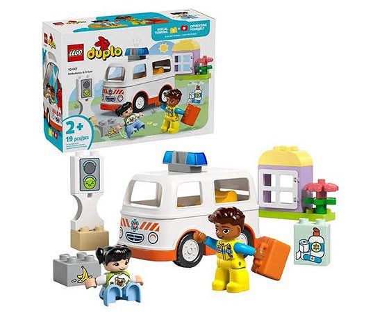 LEGO Block Toy Ambulance & Driver 10447 Multi-Color