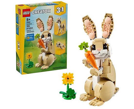 LEGO Block Toy Cute Bunny 31162 Multi-Color