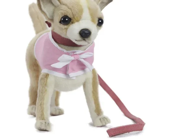 HANSA Chihuahua With Pink Dress 6385 Multi-Color
