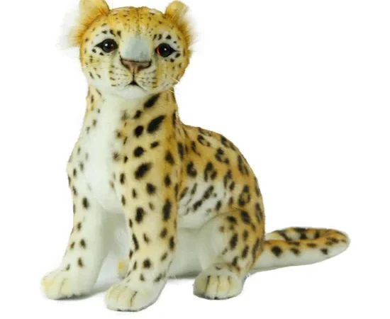 HANSA Leopard Sitting Doll 7068 Multi-Color