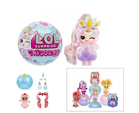 L.O.L Surprise Doll L.O.L Surprise Unicorns Tots Make-Your-Own Unicorn Doll Multi-Color