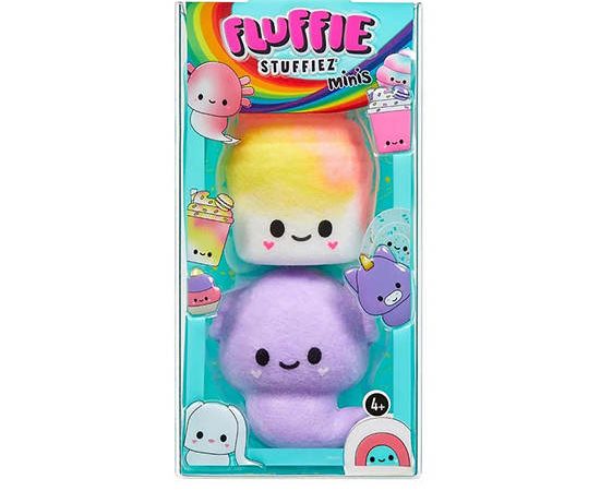 FLUFFIE STUFFIEZ Figure Fluffie Stuffiez Minis- Mix 3 Multi-Color
