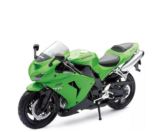 NEW RAY Vehicle Toy D/C Kawasaki 1:12 Green