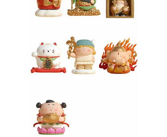 BIG_GALLERY Blind Box The Gods of Wealth Multi-Color