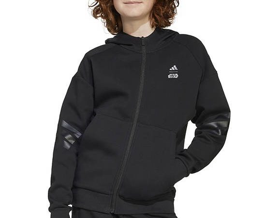 ADIDAS KIDS Unisex Kids Track Top Adidas Star Wars Mandalorian Black