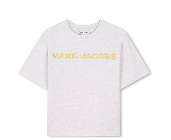 MARC JACOBS KIDS Boy T-Shirt Short Sleeves Logo Beige