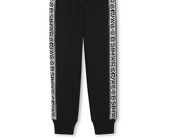 MARC JACOBS KIDS Unisex Kids Track Pants Logo-Stripe Black