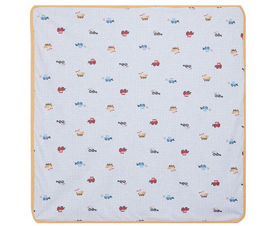 Angel Baby Unisex Infant Swaddle Print Truck Grey