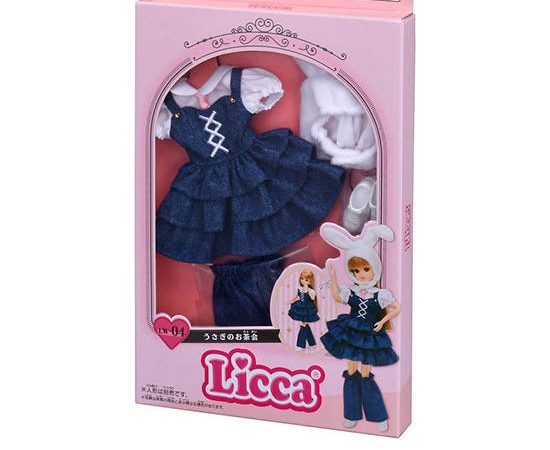 LICCA Doll Licca Rabbit Dress LW-04 Multi-Color