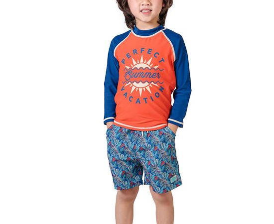 KEED Boy Beach Pants Reef Navy