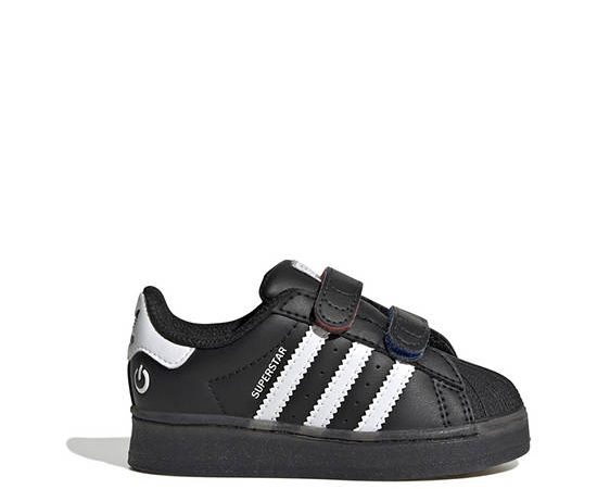 ADIDAS KIDS Unisex Infant Sneakers Superstar LED Lights Comfort Closure Black
