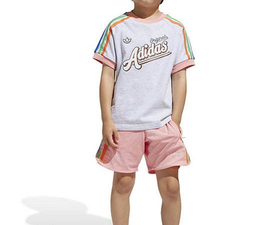 ADIDAS KIDS Unisex Toddler Shorts and Tee Set
