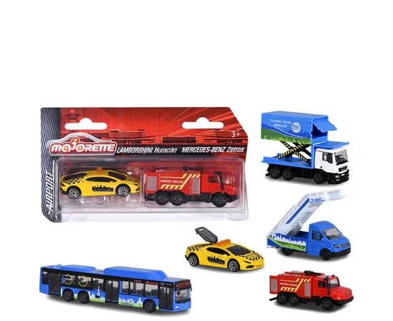 Majorette Small Airport Playset MJ57715 Red