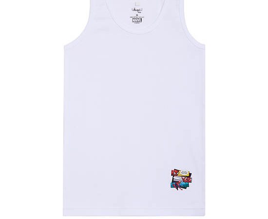 ANGEL KIDS Boy Tank Top Spider-Man Marvel Back To School Print White