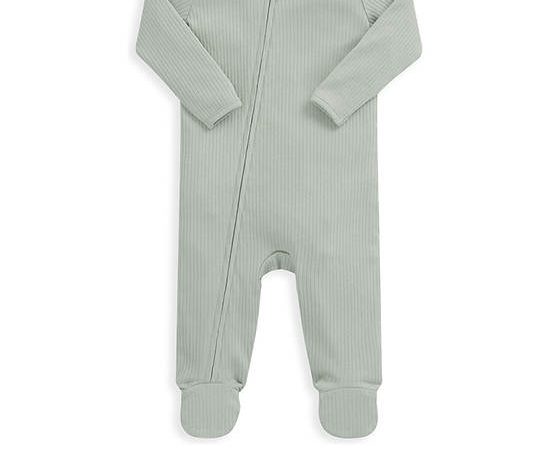MAMAS & PAPAS Unisex Toddler Bodysuit Long Sleeves Organic All In One Green