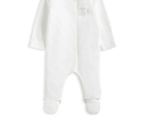 MAMAS & PAPAS Unisex Toddler Bodysuit Born In 25 All In One White