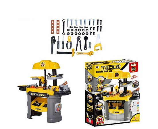 WISHER TOY Deluxe Tools Toy Set Multi-Color