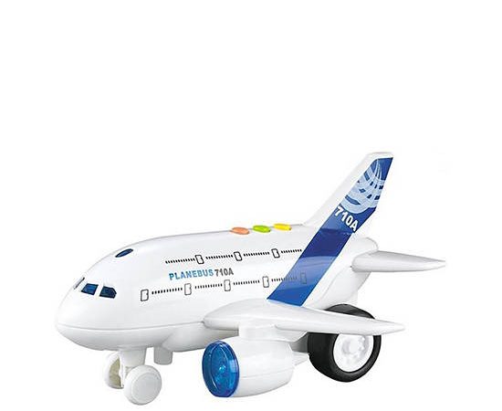 WISHER TOY Aviation Toy 1:200 with Sound and Lights White
