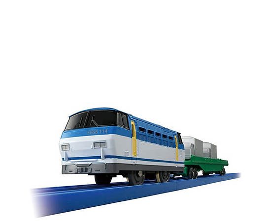 PLARAIL Train Toy Set Piggy-Back Transport Train (3 Car) S-58 Multi-Color