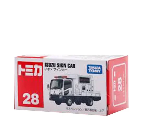 TOMICA_DIECAST 028 TOMICA BOX ISUZU CAR