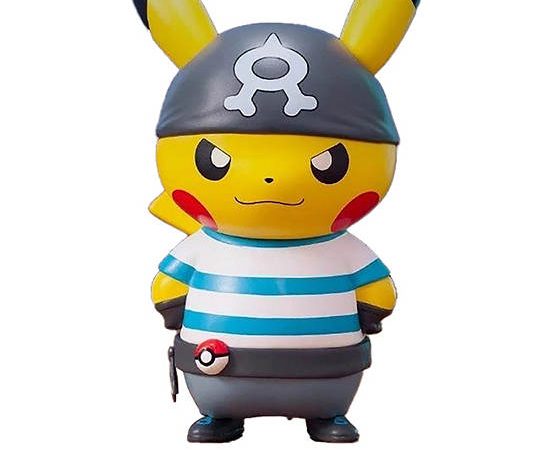 POKEMON Costume Figure Pikachu - C (Team Aqua) Multi-Color