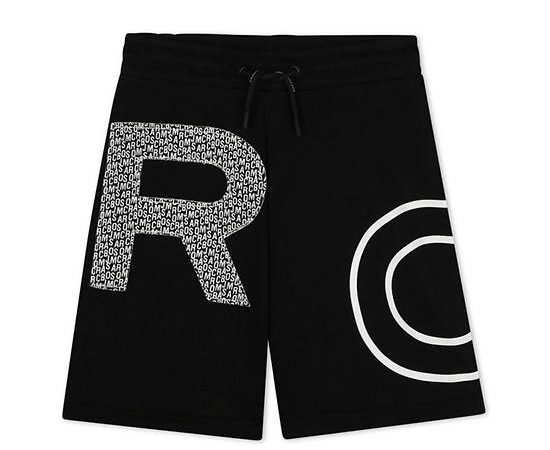 MARC JACOBS KIDS Boy Bermuda Shorts The Large "RC" Letters Black