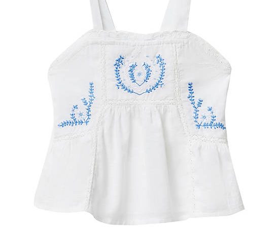 SFERA KIDS Girl Blouse Strappy White