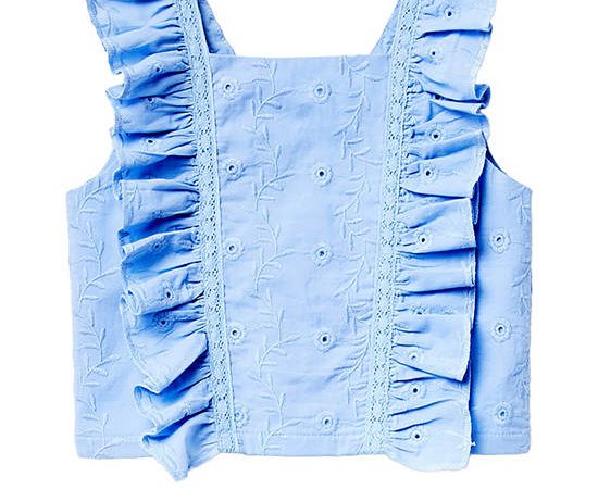 SFERA KIDS Girl Blouse Embriodered Sky Blue