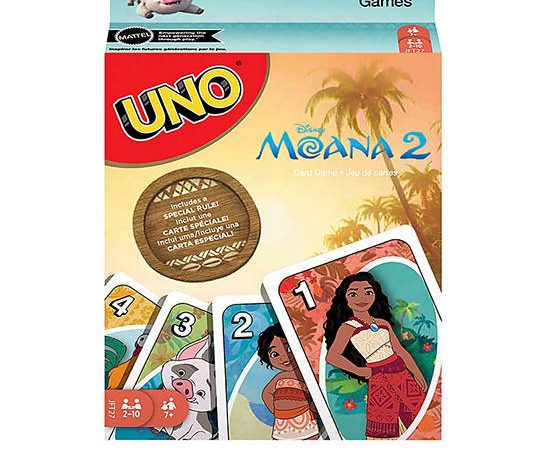 MATTEL Card Game UNO Moana 2 JFT27 Multi-Color