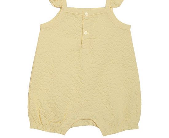 Angel Baby Girl Toddler Romper Sleeveless Yellow