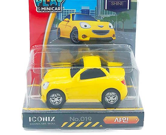 TAYO The Little Bus Vehicle Toy Shine - Tayo Play & Mini Car Yellow