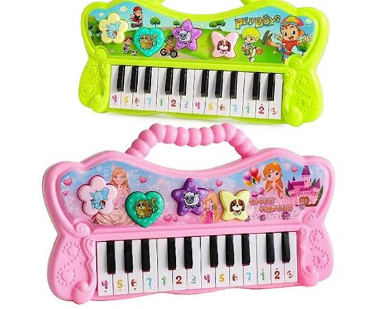 WISHER TOY Electronic Organ Toy Welcome to Music Park Random Color (Pink or Grreen)
