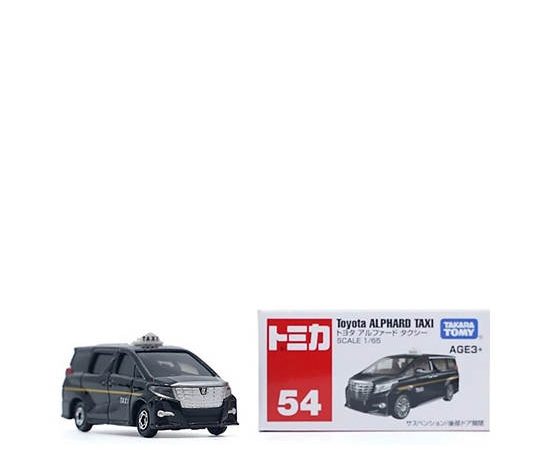TOMICA Vehicle Toy Alphard Taxi 54 Dark Brown