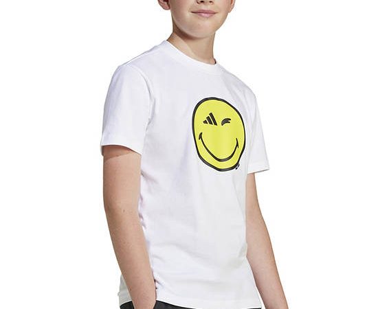 ADIDAS KIDS Unisex Kids Tee Shirt Adidas X Smileyworld Graphics