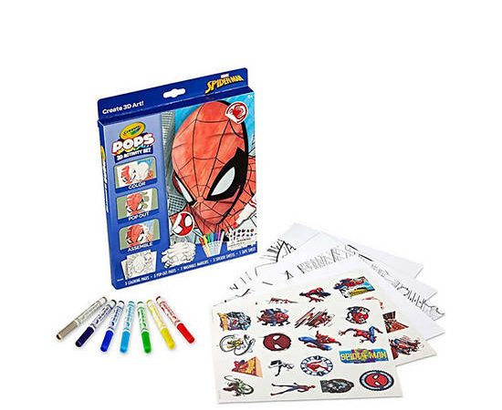 CRAYOLA Activity Set Pops Spiderman 3D