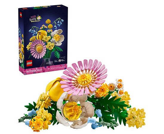 LEGO Block Toy Petite Sunny Bouquet 10347 Multi-Color
